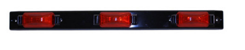 Peterson Manufacturing - Peterson Manufacturing Sealed Submersible ID Light Bar for Trailers over 80in. - Red - 150-3R