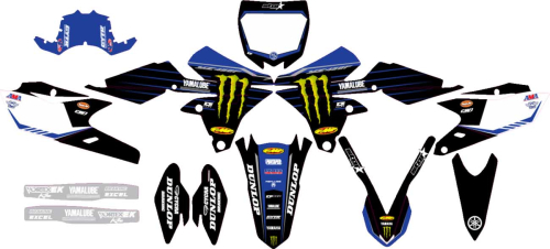 DCOR - DCOR 2022 Star Racing Yamaha Complete Kit - White - 20-50-502