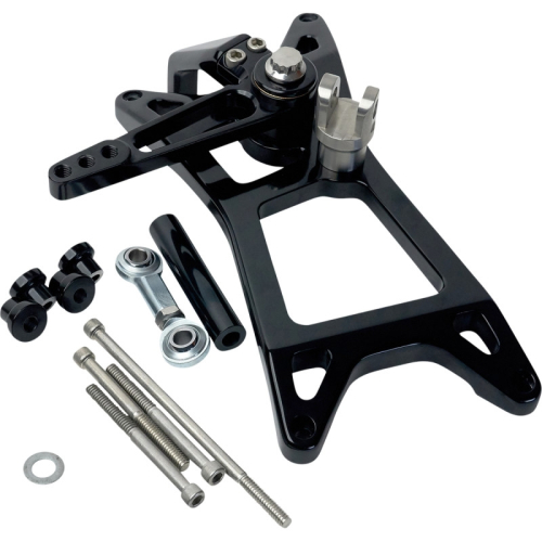 Speed Merchant - Speed Merchant Mid-Controls without Speedpegs - Black - SM-M8FLMIDWOPBK
