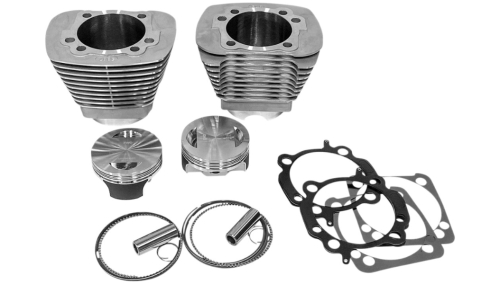 Revolution Performance - Revolution Performance Monster Big Bore Kit (90in. Flat Top) - Bore 3-7/8in. - 10.5:1 Compression - Natural Silver - RP201-412W