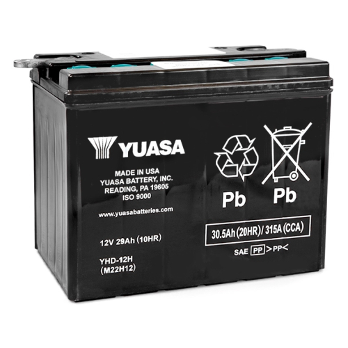Yuasa - Yuasa Yumicron Battery - YHD-12H - YUAM22H12TWN