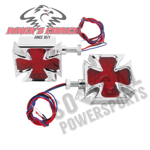 Bikers Choice - Bikers Choice LED Maltese Turn Signals - 489907