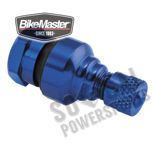 BikeMaster - BikeMaster Aluminum Forged Valve Stem - 11.3mm - Blue - 151977