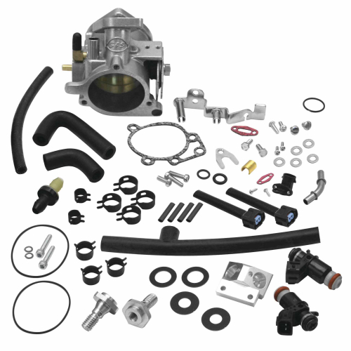 S&S Cycle - S&S Cycle 52mm Single Bore RFI Throttle Body/Fuel Rail Kit - 17-5070