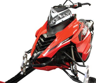 Skinz Protective Gear - Skinz Protective Gear Composite Lightweight Hood, Air Intake and Headlight Delete Kit - YAFV600-BK