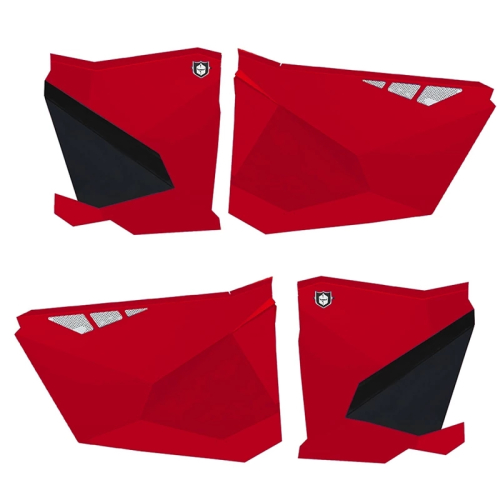 Pro Armor - Pro Armor Suicide Doors without Cut Outs - Performance Red - P1910D003PR