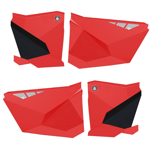 Pro Armor - Pro Armor Suicide Doors without Cut Outs - Red - P1910D003RD