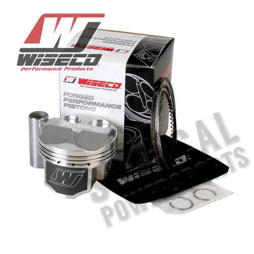 Wiseco - Wiseco Piston Kit - 2.00mm Oversize to 65.95mm Bore, 12.5:1 Compression - 40062M06400