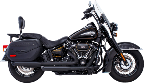 Freedom Performance - Freedom Performance 3.5in. Racing Slip-On - Black/Black Tip - HD00726