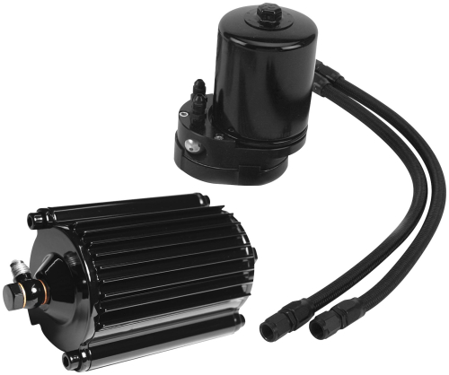 Feuling - Feuling Oil Filter Cooler - Black - 2005