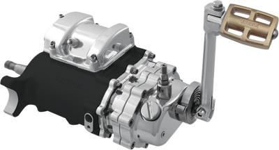 Baker - Baker 6-Into-4 Transmission with Kicker - Wrinkle Black Finish - M6402B