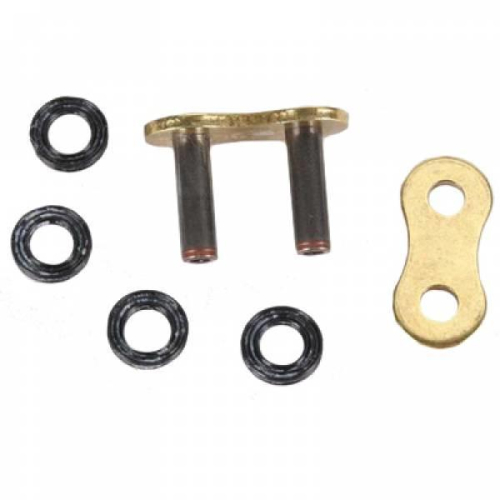 D.I.D - D.I.D Clip Connecting Link for 520 ERM2 Series Non-Sealed Chain - Gold - 520ERM2 MASTER LINK