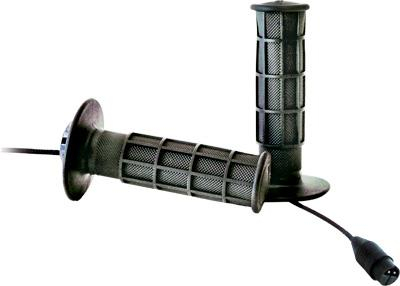 AME - AME Full Waffle Heated Grips - Black - AGHMCFWB
