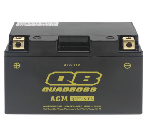 QuadBoss - QuadBoss Maintenance-Free AGM Battery - YT7B-BS - HT7B-4-FA-QB