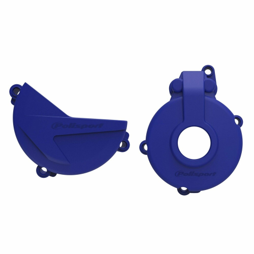 Polisport - Polisport Clutch/Ignition Cover Kit - Blue - 91007