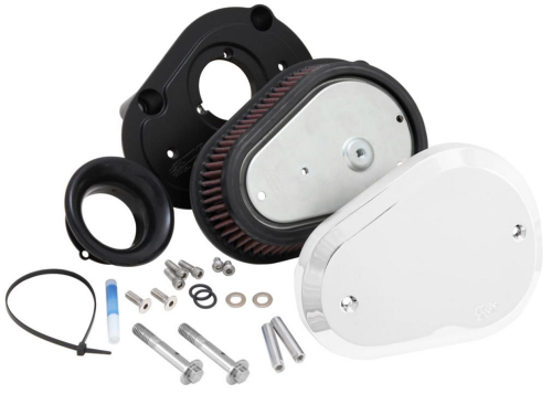K&N Engineering - K&N Engineering Street Metal Custom Intake System - Flare with Mirror Finish - RK-3932