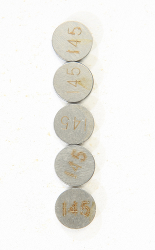 K&L Supply - K&L Supply 9.50mm Valve Shim Refill (5 pack) - 1.45mm - 13-6799
