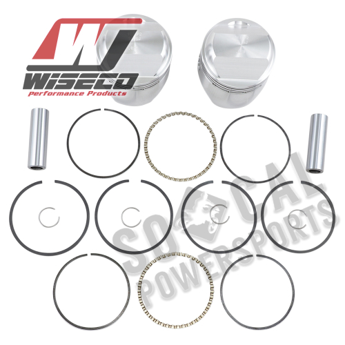 Wiseco - Wiseco K Piston Kit (1006cc., Domed) - .020in. Oversize to 3.208in., 10:1 Compression - K1602