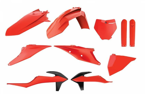 Polisport - Polisport Plastic Kit - Orange/Black - 90835