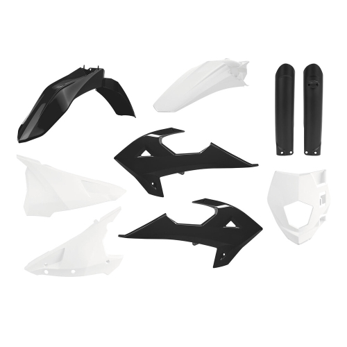 Polisport - Polisport Plastic Kit - OE Black/White - 91037