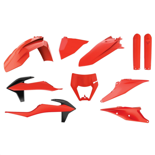 Polisport - Polisport Plastic Kit - Flo Orange - 90916