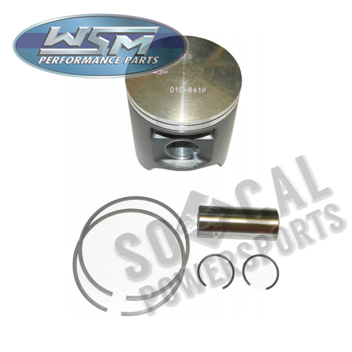 WSM - WSM Platinum Series Piston Kit (1205cc) - 1.00mm Oversize to 80.87mm Bore - 010-841-07PK