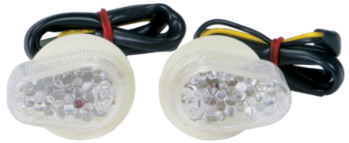 K&S Technologies - K&S Technologies Fairing Mount Marker Lights - Smoke Lens - 25-8541