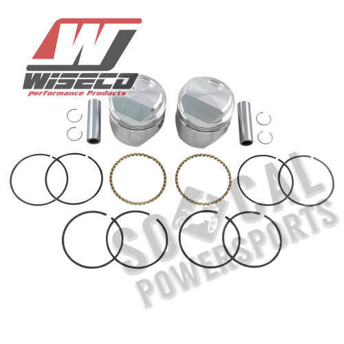 Wiseco - Wiseco K Piston Kit (1003cc., Domed) - .010in. Oversize to 3.198in., 10:1 Compression - K1601