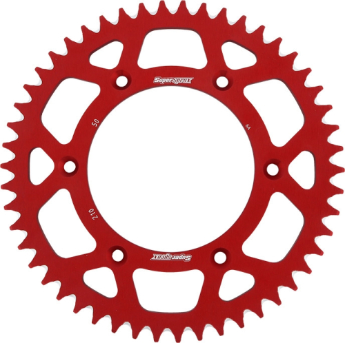 Supersprox - Supersprox Aluminum Rear Sprocket - 50T - RAL-210-50-RED