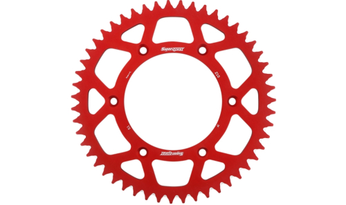 Supersprox - Supersprox Aluminum Rear Sprocket - 51T - RAL-210-51-RED