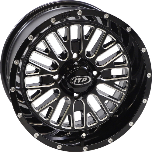 ITP - ITP Momentum Wheel - 20x6.5 - 5+2 (+10mm) Offset - 4/110 - Black/Milled - 1422734731B