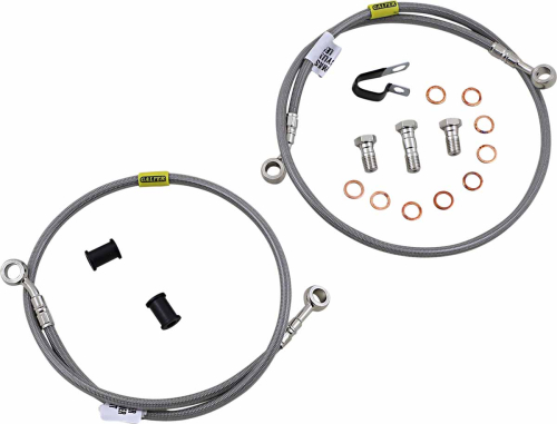 Galfer Brakes - Galfer Brakes Stainless Steel Front Hydraulic Brake Line Kit - FK003D242-2