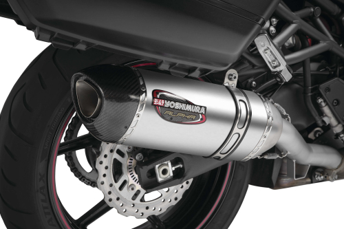 Yoshimura - Yoshimura Alpha Street Series Slip-On - Stainless Steel Muffler - Carbon Fiber End Cap - 14660BM520