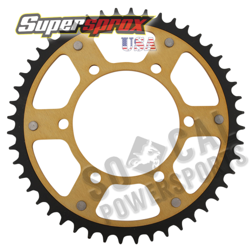 Supersprox - Supersprox Stealth Rear Sprocket - 48T - RST-486-48-GLD