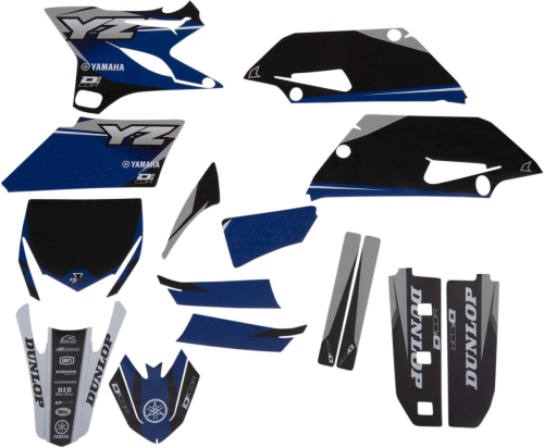 DCOR - DCOR COR 9 Yamaha Complete Graphics Kit - Black - 20-50-102