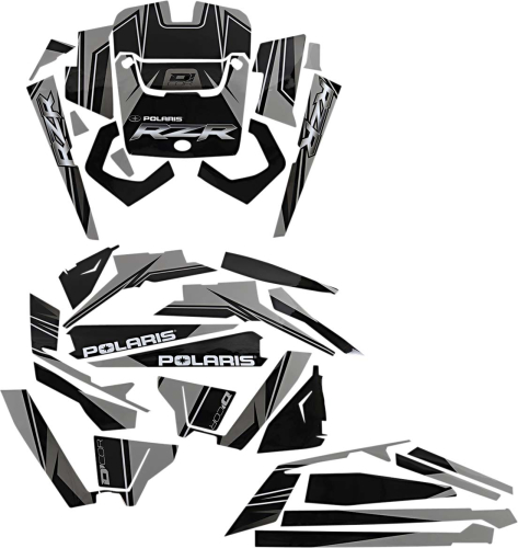 DCOR - DCOR Graphic Kit - Silver/Black - 20-60-118