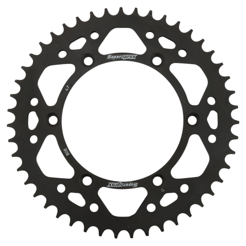 Supersprox - Supersprox Steel Rear Sprocket - 47T - RFE-808-47-BLK