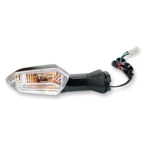 K&S Technologies - K&S Technologies Turn Signal - Rear Left - Black/Clear Lens - 25-2334C