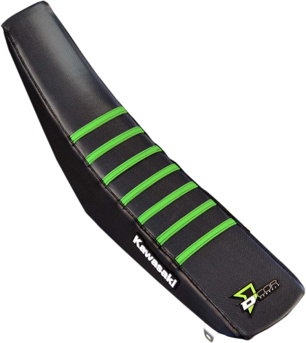 DCOR - DCOR Factory Reinforced Seat Cover - Black/Black/Green Ribs - 30-20-459
