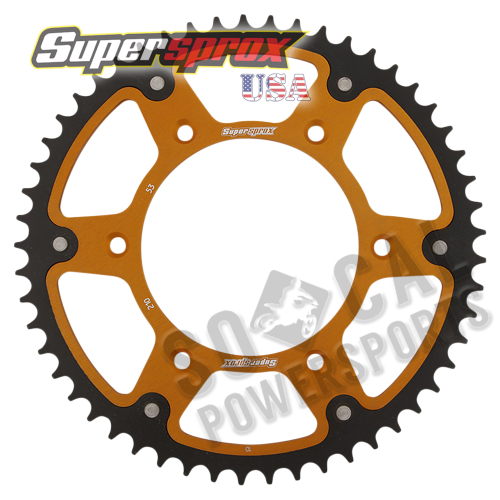 Supersprox - Supersprox Stealth Rear Sprocket - 53T - RST-210-53-GLD
