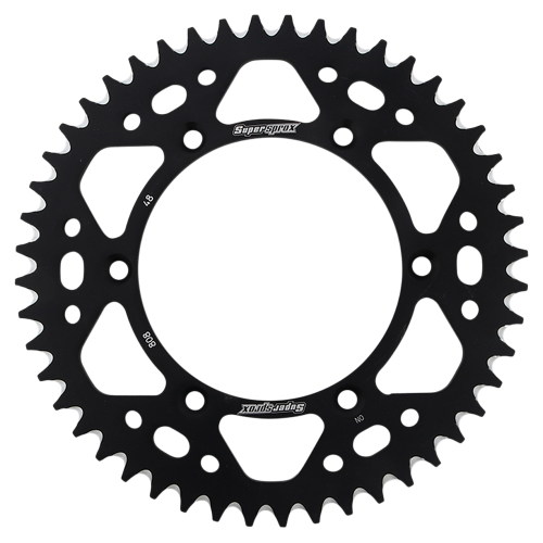 Supersprox - Supersprox Aluminum Rear Sprocket - 48T - RAL-808-48-BLK