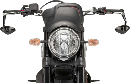 PUIG - PUIG Retro Front Plate - Matte Black - 9177J