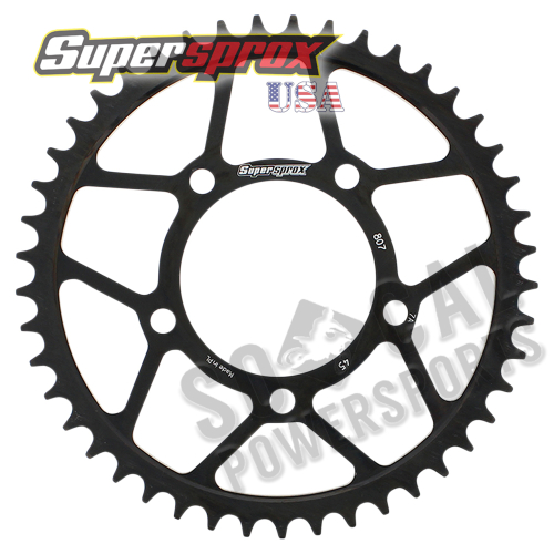 Supersprox - Supersprox Steel Rear Sprocket - 45T - RFE-807-45-BLK