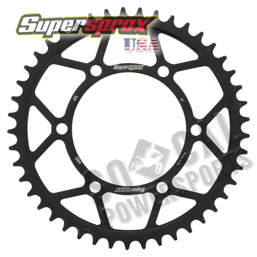 Supersprox - Supersprox Steel Rear Sprocket - 45T - RFE-480-45-BLK