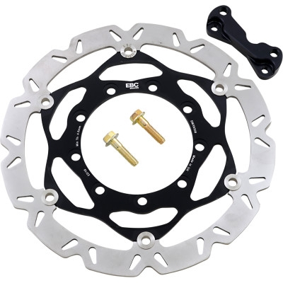 EBC - EBC Supermoto Carbon Fiber Look Contour Brake Rotor Kit - SMX6309