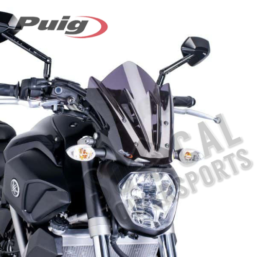PUIG - PUIG New Generation Sport Windscreen - Dark Smoke - 7015F