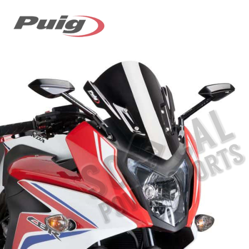PUIG - PUIG Z-Racing Windscreen - Black - 7003N
