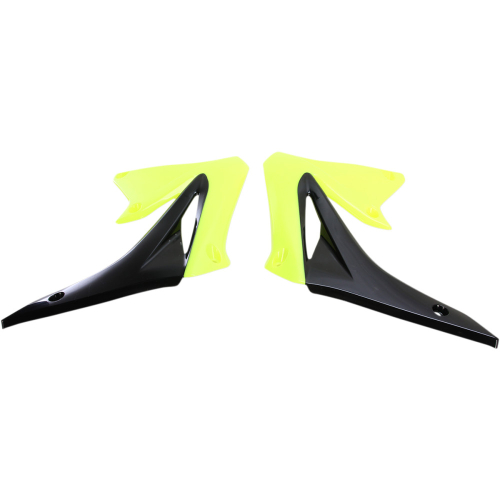 Acerbis - Acerbis Radiator Shrouds - Flo-Yellow/Black - 2171915137