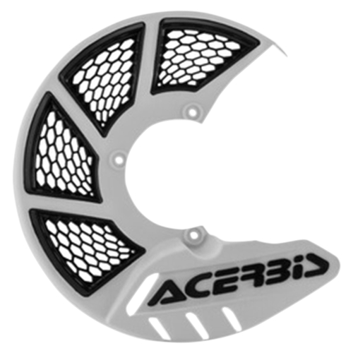 Acerbis - Acerbis X-Brake 2.0 Vented Front Disc Cover - White/Black - 2449490002