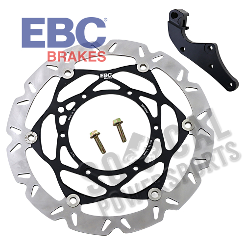 EBC - EBC Supermoto Carbon Fiber Look Contour Brake Rotor Kit - SMX6032